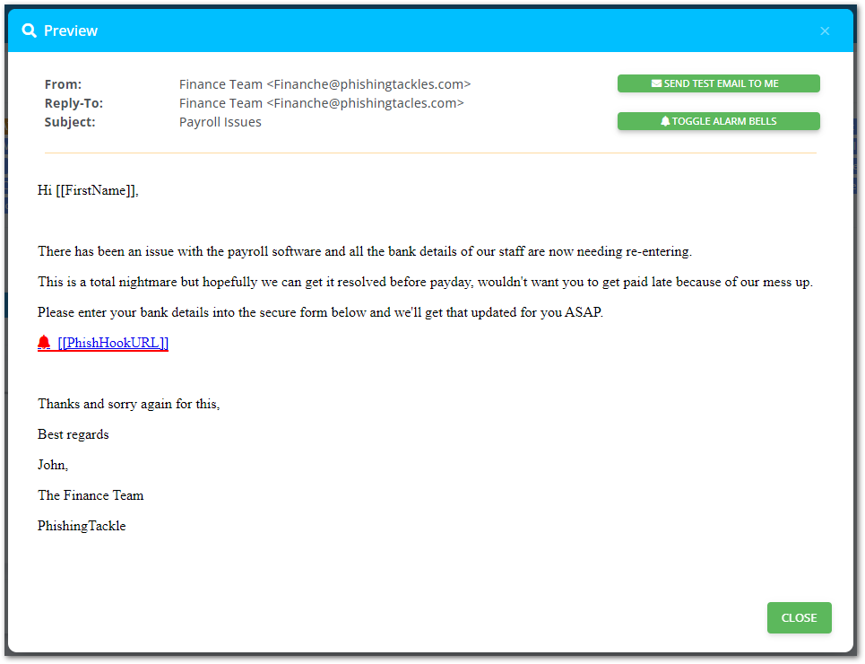 Creating and Editing Phishing Email Templates Knowledge Base