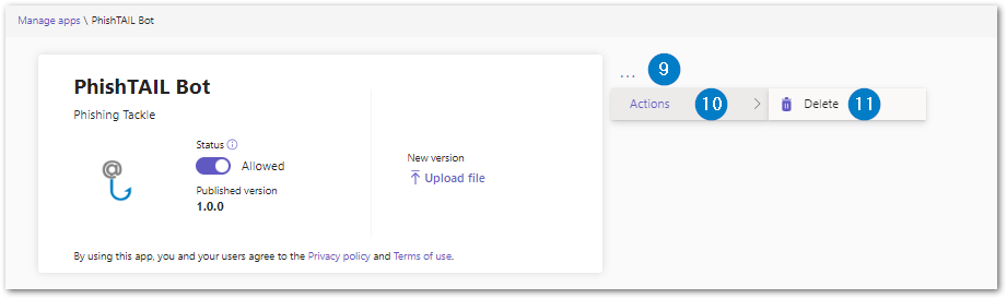 How to remove PhishTAIL Bot - Delete PhishTAIL Bot.png