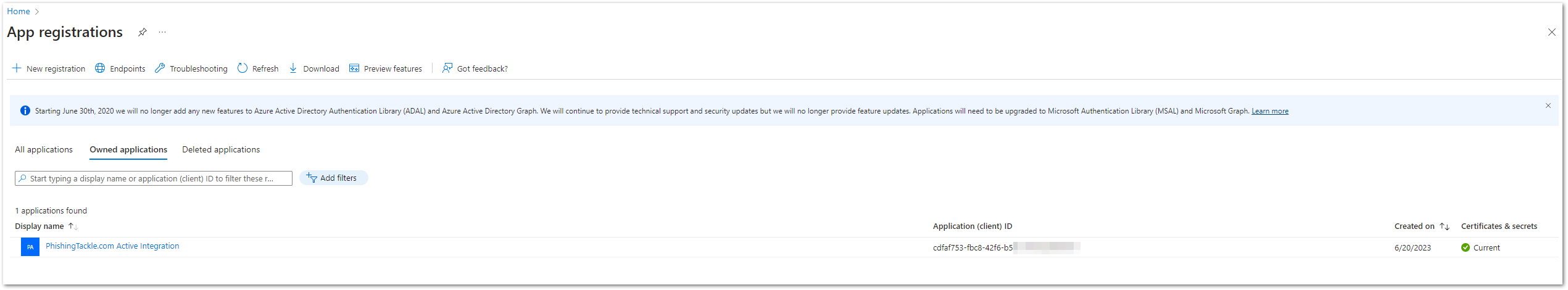 Azure Active Integration - Application.png