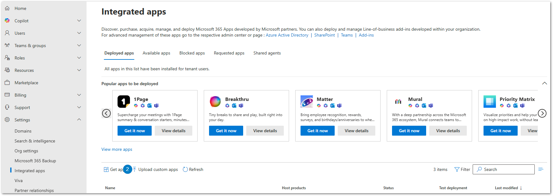 Admin center - settings, upload custom app.png