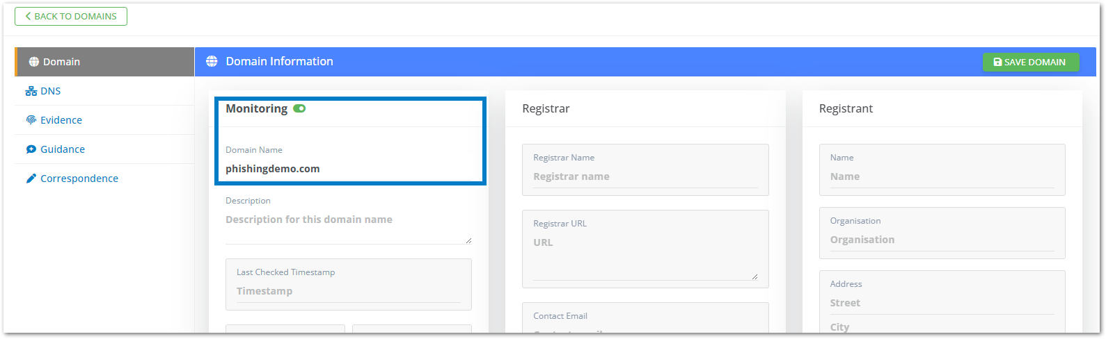 Domain information input.png