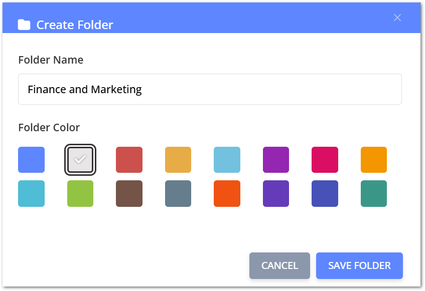 How to create a phishing campaign folder - Name Folder.png