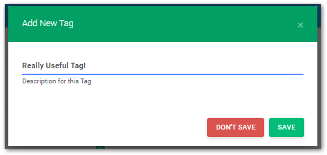 How to create and edit tags – Knowledge Base