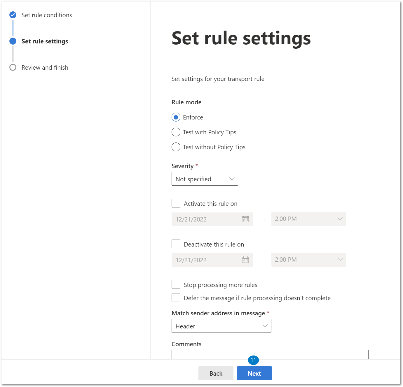 ATP Link Processing - Email Header - Rule Settings.png