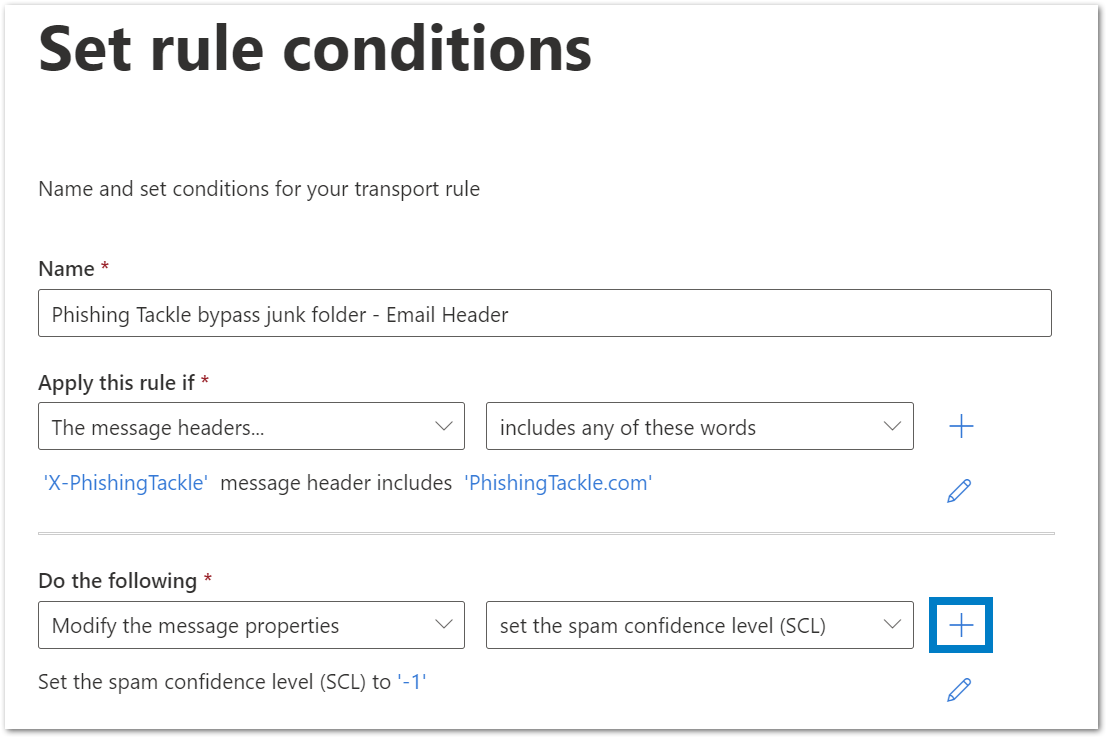 Allowlisting by Email Headers - Bypass Junk - New Rule.png