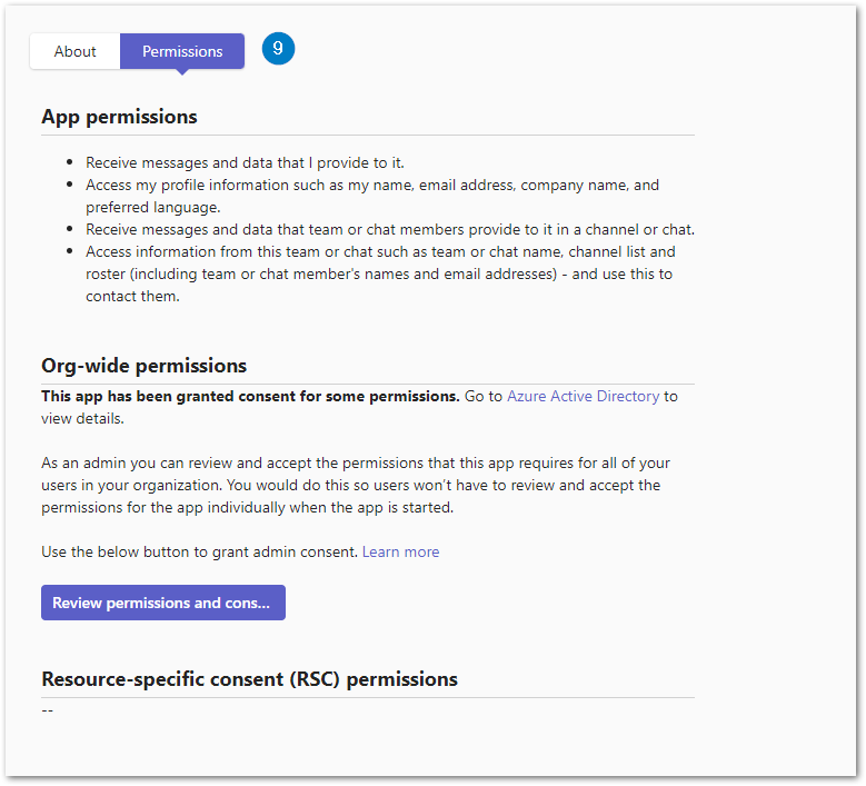 How to install Phishtail for Microsoft Teams- Teams Admin center - app permissions page.png