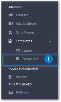 Microsoft Teams notification and Training course guide - Template list.png