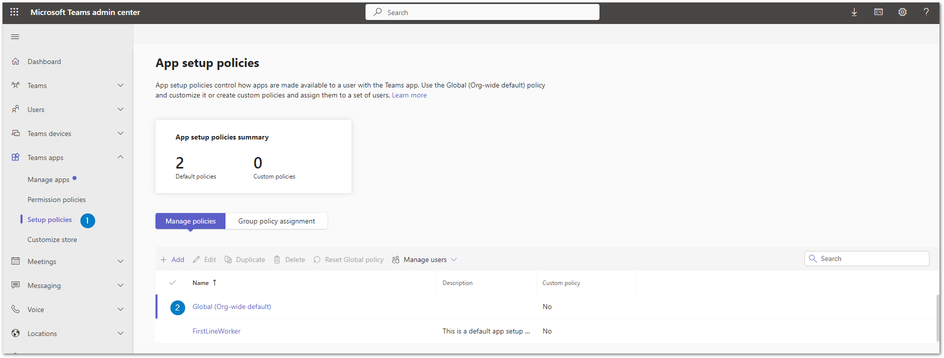 How to remove PhishTAIL + PhishTAIL Bot - Setup policies list.png