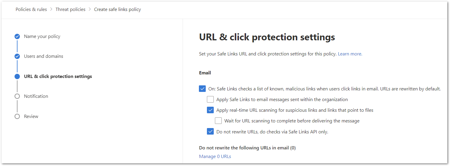 ATP_-_URL_rewriting_rules_-_Threat_Policies_-_Safe_Links_-_Settings.png